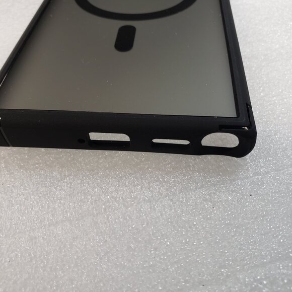 Tocol Magnetic Shockproof Case For Samsung Galaxy S22 Ultra Black Frosted Matte - Picture 5 of 7